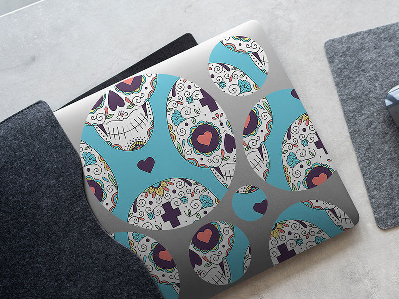 familial love day of the dead DIY Laptop Stickers