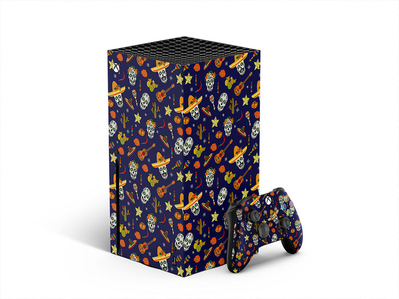 family fiesta day of the dead XBOX DIY Decal