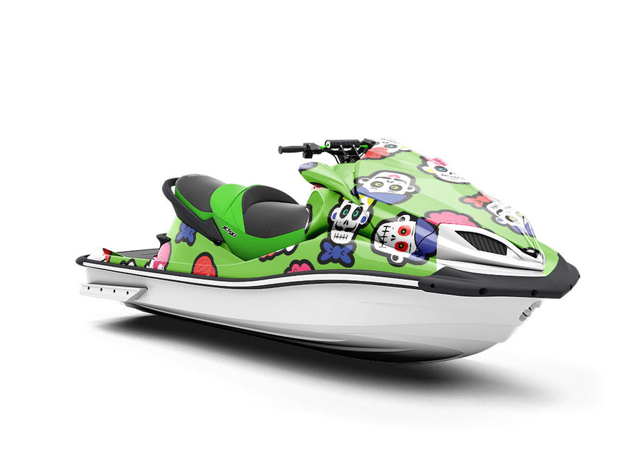 Family Reunion Day of the Dead Jet Ski Vinyl Customized Wrap