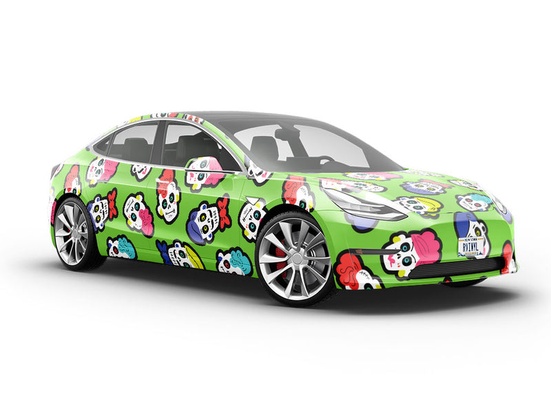 Family Reunion Day of the Dead Vehicle Vinyl Wrap