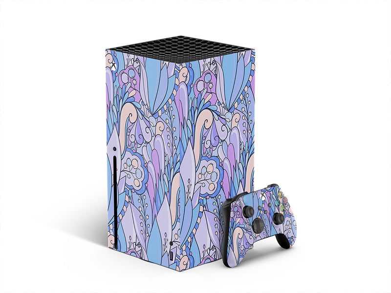 fanciful flight floral XBOX DIY Decal