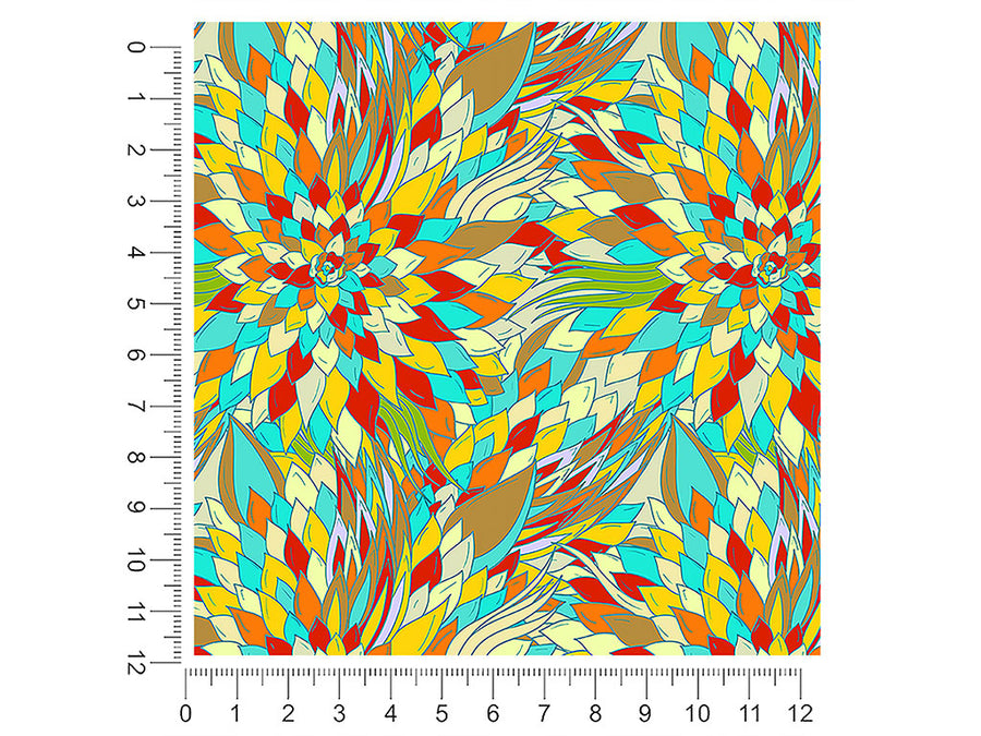 fantastical fanfare floral 1ft x 1ft Craft Sheets