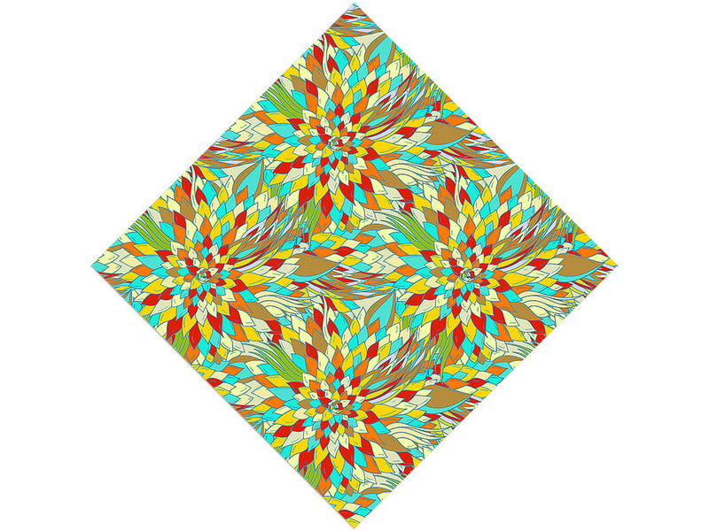 Fantastical Fanfare Floral Vinyl Wrap Pattern