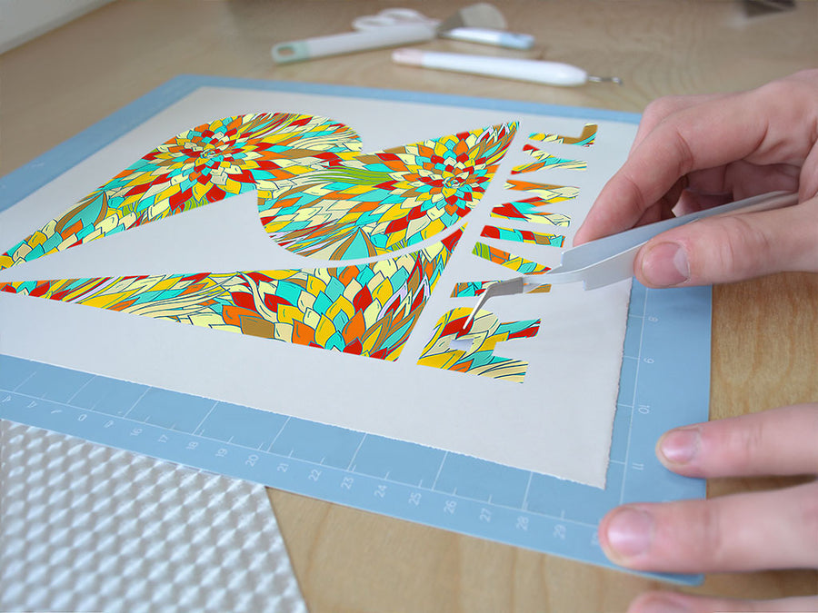 fantastical fanfare floral Easy Weed Craft Vinyl