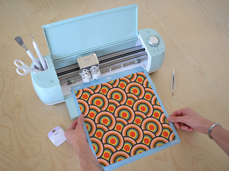 far out retro Cricut Compatible Vinyl