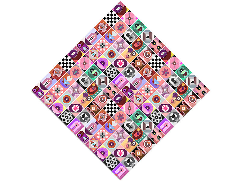 Fascination Combination Mosaic Vinyl Wrap Pattern