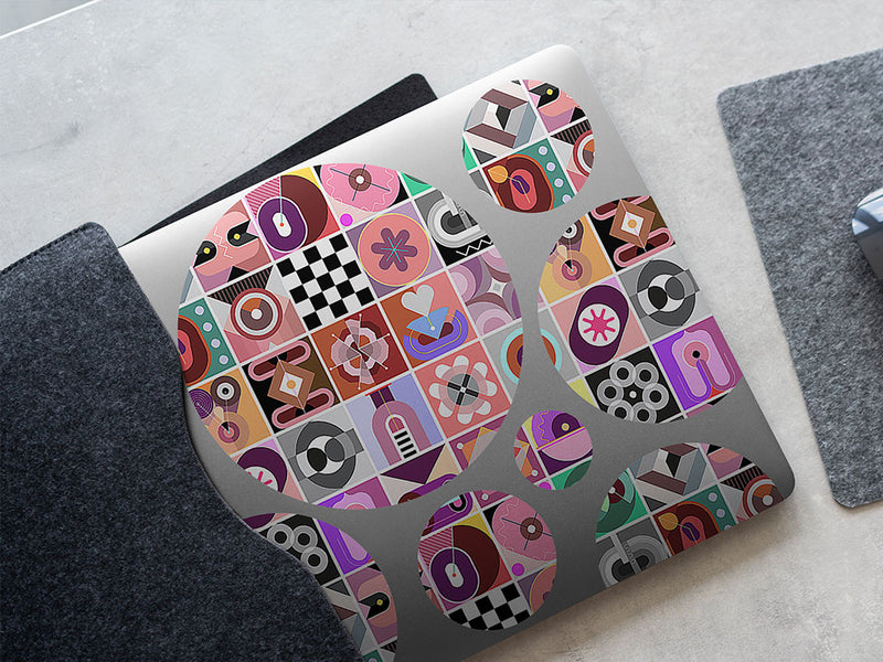 fascination combination mosaic DIY Laptop Stickers