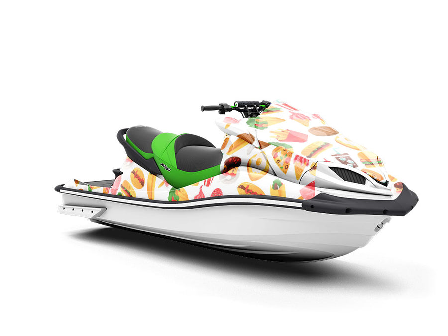 Fast Food Americana Jet Ski Vinyl Customized Wrap