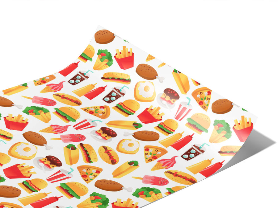 Fast Food Americana Vinyl Wraps~Rwraps Series 914 Digitally Printed Vinyl Wrap~1