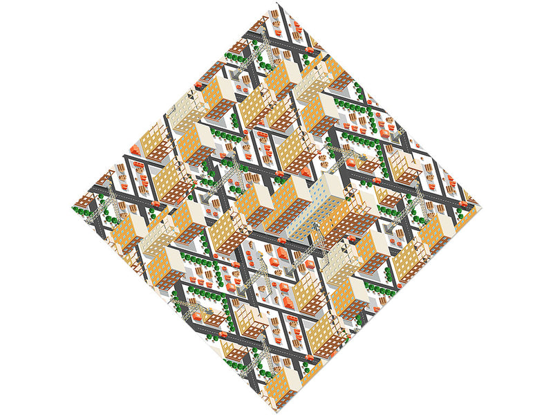 Fastest Growing Cityscape Vinyl Wrap Pattern