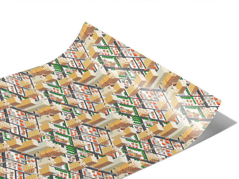 Fastest Growing Cityscape Vinyl Wraps~Rwraps Series 914 Digitally Printed Vinyl Wrap~1
