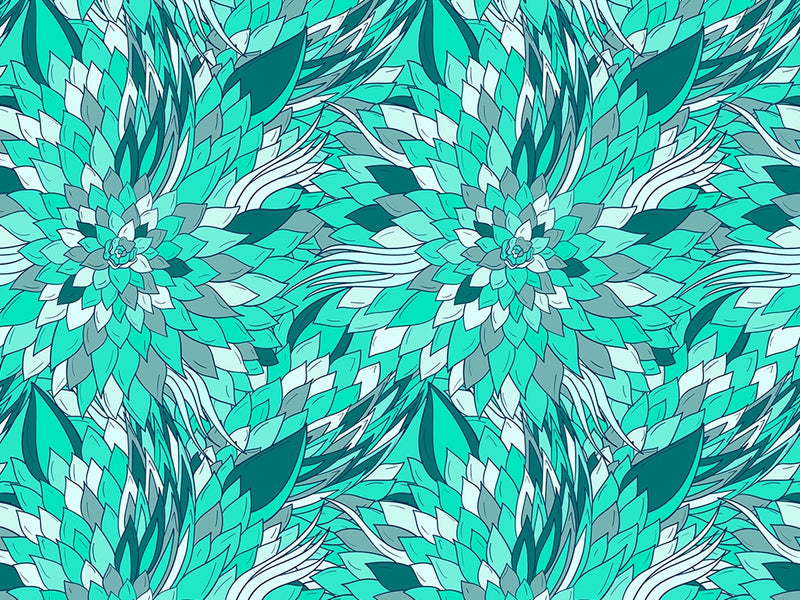 Father Neptune Floral Vinyl Wrap Pattern~Rwraps Series 914 Digitally Printed Vinyl Wrap~0