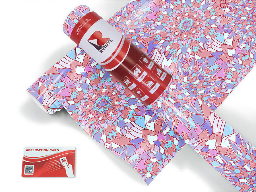 feeling good floral Craft Vinyl Roll