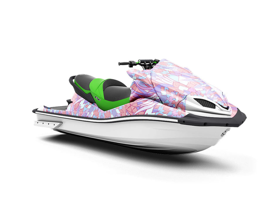 Feeling Good Floral Jet Ski Vinyl Customized Wrap