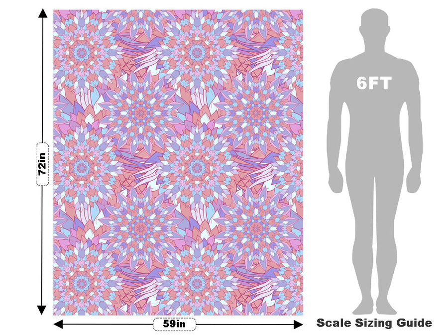 Feeling Good Floral Vehicle Wrap Scale~Rwraps Series 914 Feeling Good Floral Measurements~1