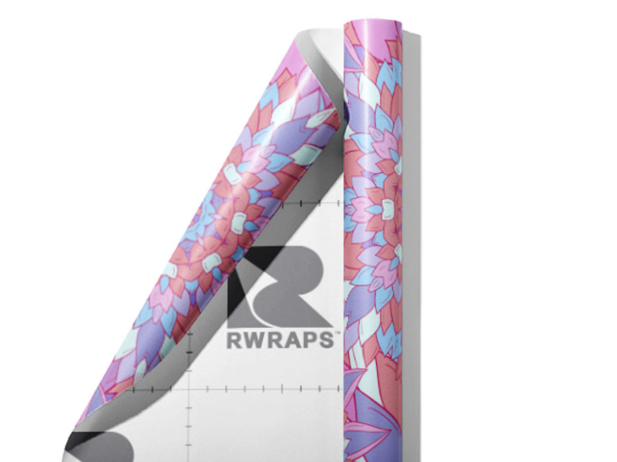 Feeling Good Floral Wrap Film Sheets~Rwraps Series 914 Feeling Good Floral Scrolled Sheet~3