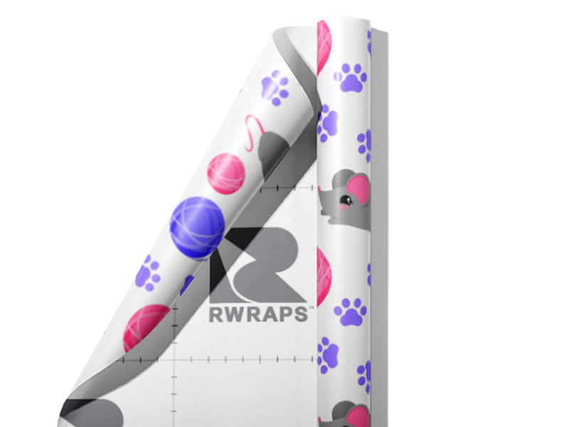 Feline Dangers Rodent Wrap Film Sheets~Rwraps Series 914 Feline Dangers Rodent Scrolled Sheet~3