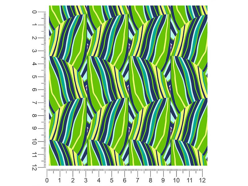 fern fronds art deco 1ft x 1ft Craft Sheets