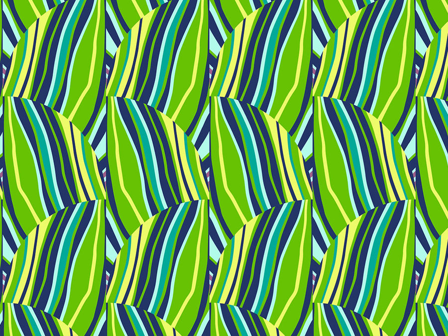 Fern Fronds Art Deco Vinyl Wrap Pattern~Rwraps Series 914 Digitally Printed Vinyl Wrap~0