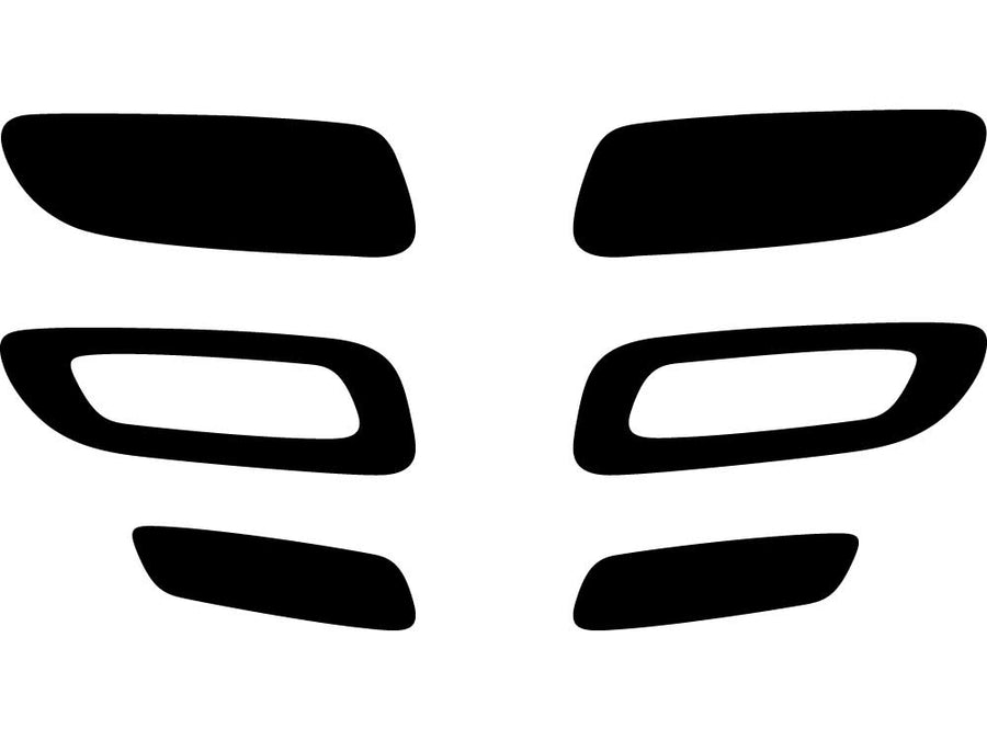 124 spider Precut Tail Light Tint Diagram