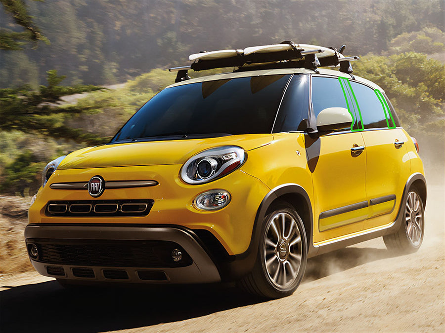 fiat 500l 2014-2020 Pillar Post Trim Installation Location