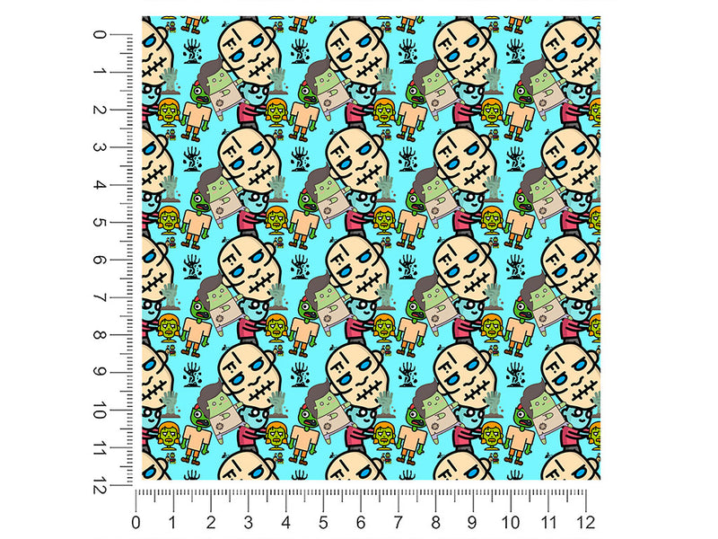fiendish family horror 1ft x 1ft Craft Sheets