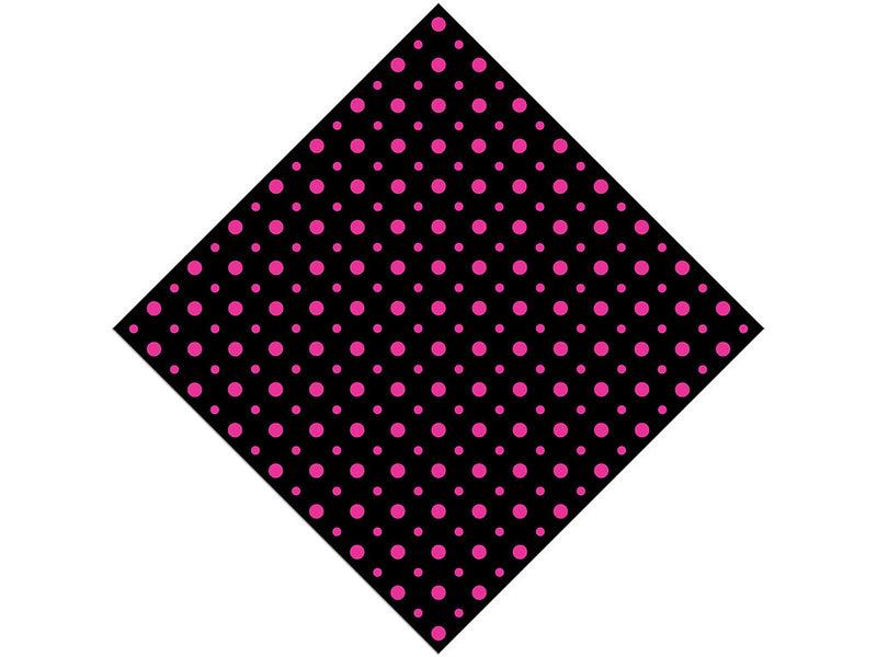 Fierce Fuchsia Polka Dot Vinyl Wrap Pattern
