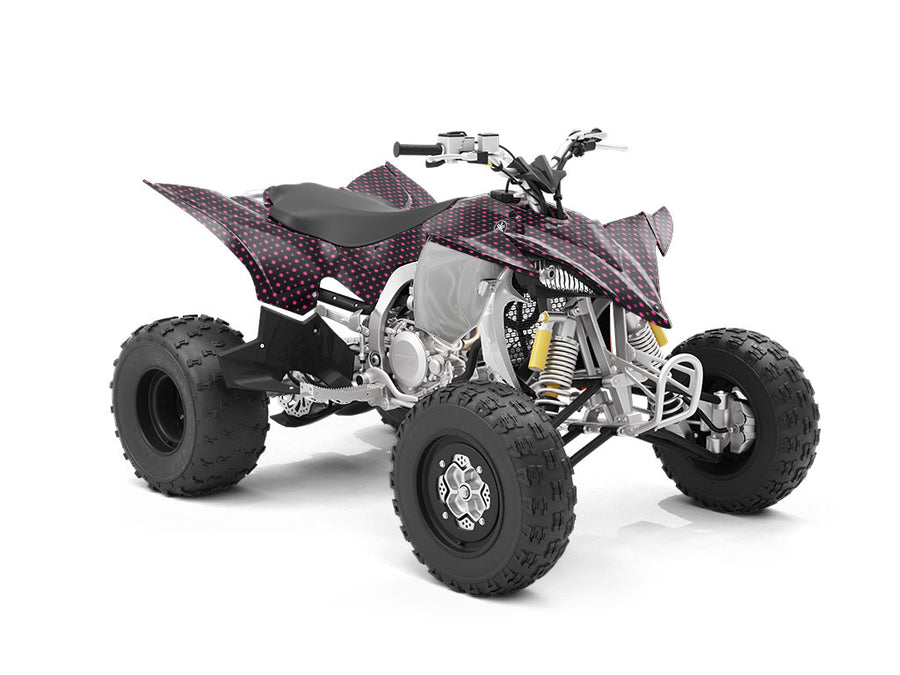 Fierce Fuchsia Polka Dot ATV Wrapping Vinyl