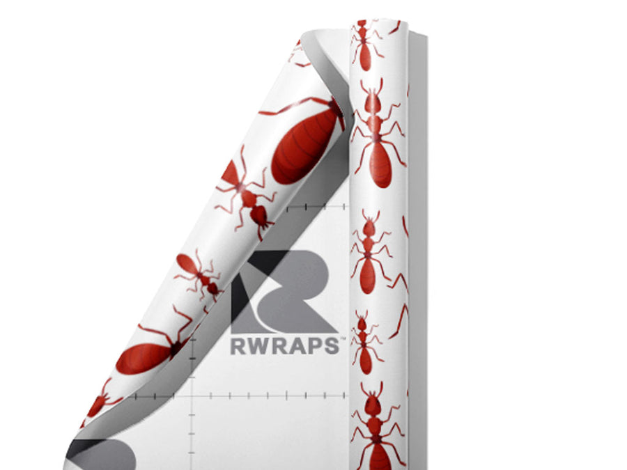 Fiery Bite Bug Wrap Film Sheets~Rwraps Series 914 Fiery Bite Bug Scrolled Sheet~3