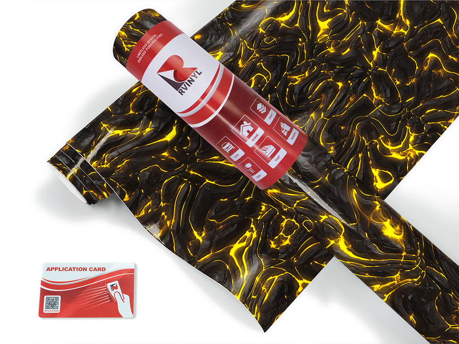 fiery discharge lava Craft Vinyl Roll