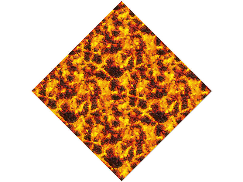 Fiery Dungeon Lava Vinyl Wrap Pattern