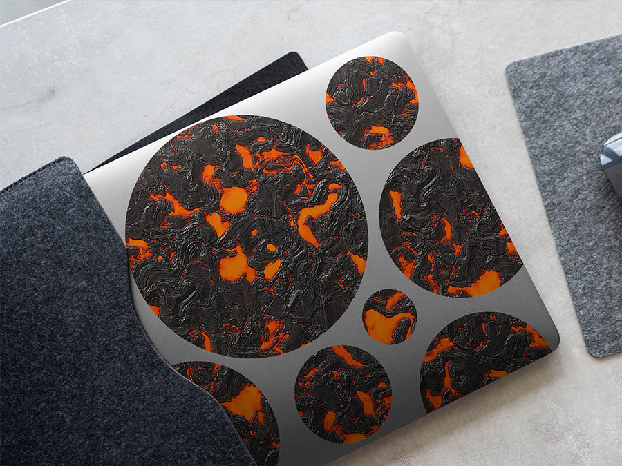 fiery fate lava DIY Laptop Stickers