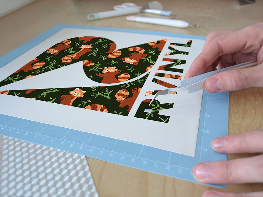 fighting position animal Easy Weed Craft Vinyl