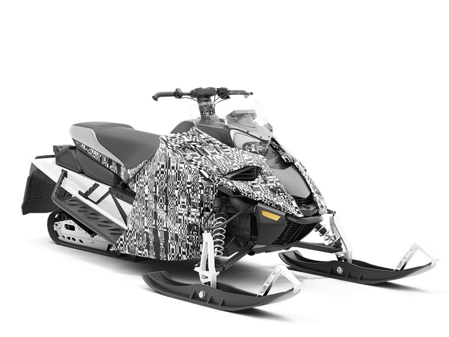 File Corrupt Technology Custom Wrapped Snowmobile