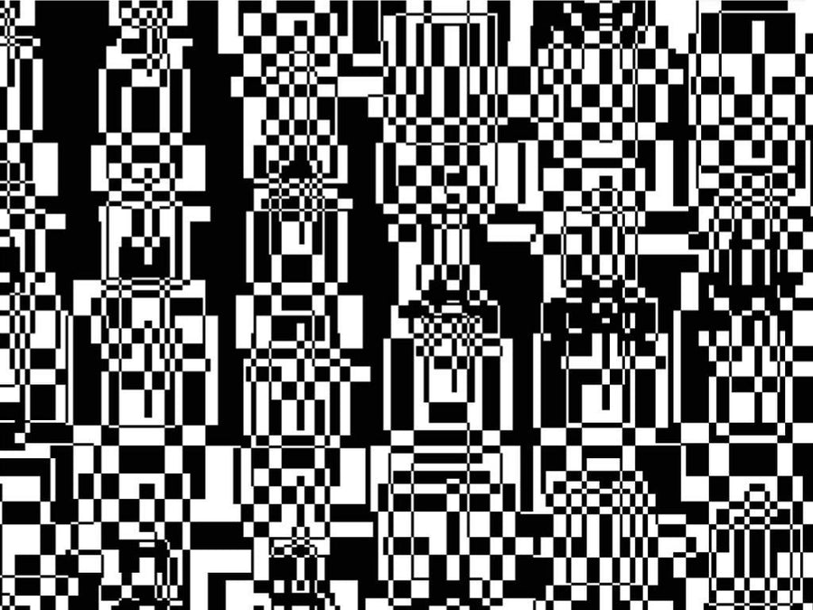 File Corrupt Technology Vinyl Wrap Pattern~Rwraps Series 914 Digitally Printed Vinyl Wrap~0
