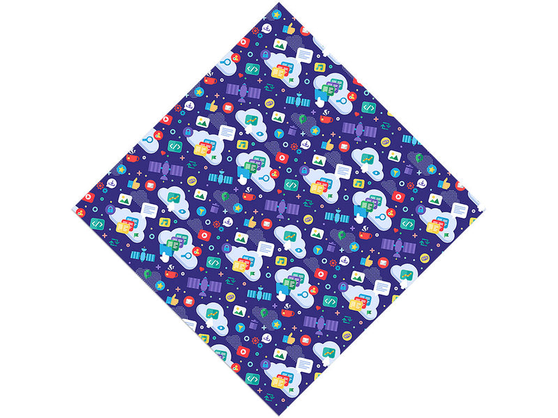 File Share Technology Vinyl Wrap Pattern