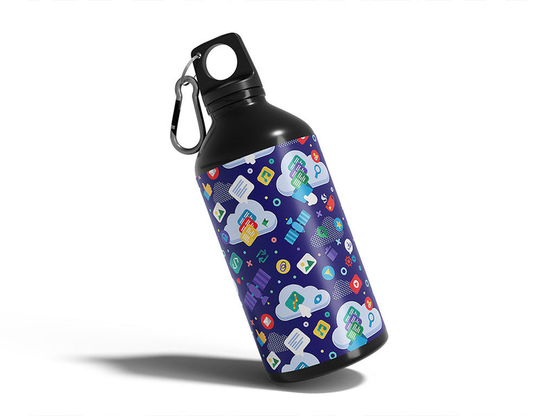 Water Bottle DIY Stickers