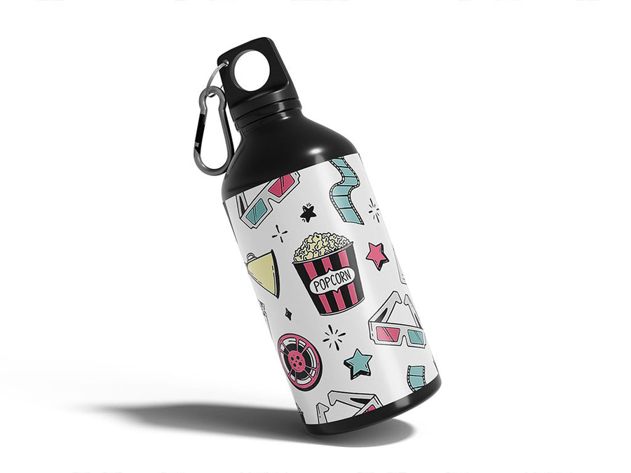 film essentials movie Water Bottle DIY Stickers