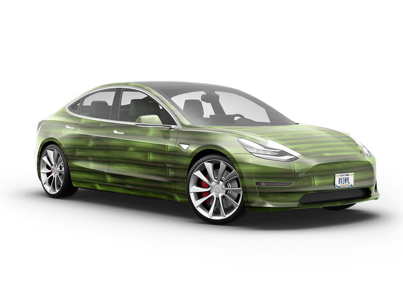 Fine Fishpole Bamboo Vehicle Vinyl Wrap