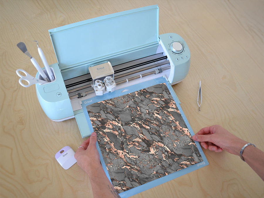 fior di bosco gray marble stone Cricut Compatible Vinyl