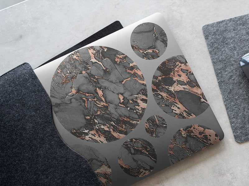fior di bosco gray marble stone DIY Laptop Stickers