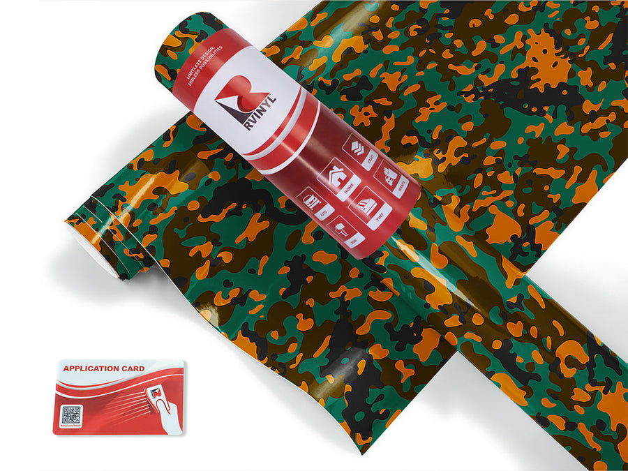 fire napalm camouflage Craft Vinyl Roll