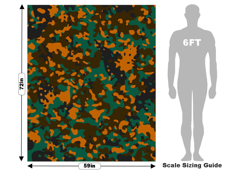 Fire Napalm Camouflage Vehicle Wrap Scale~Rwraps Series 914 Fire Napalm Camouflage Measurements~2