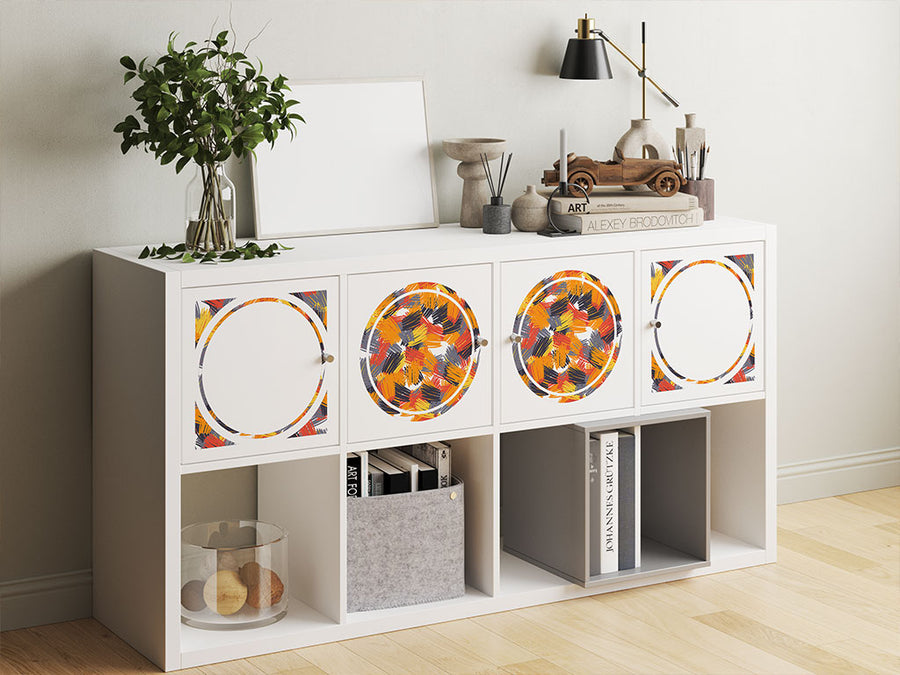 fire princess abstract geometric DIY Furniture Stickers