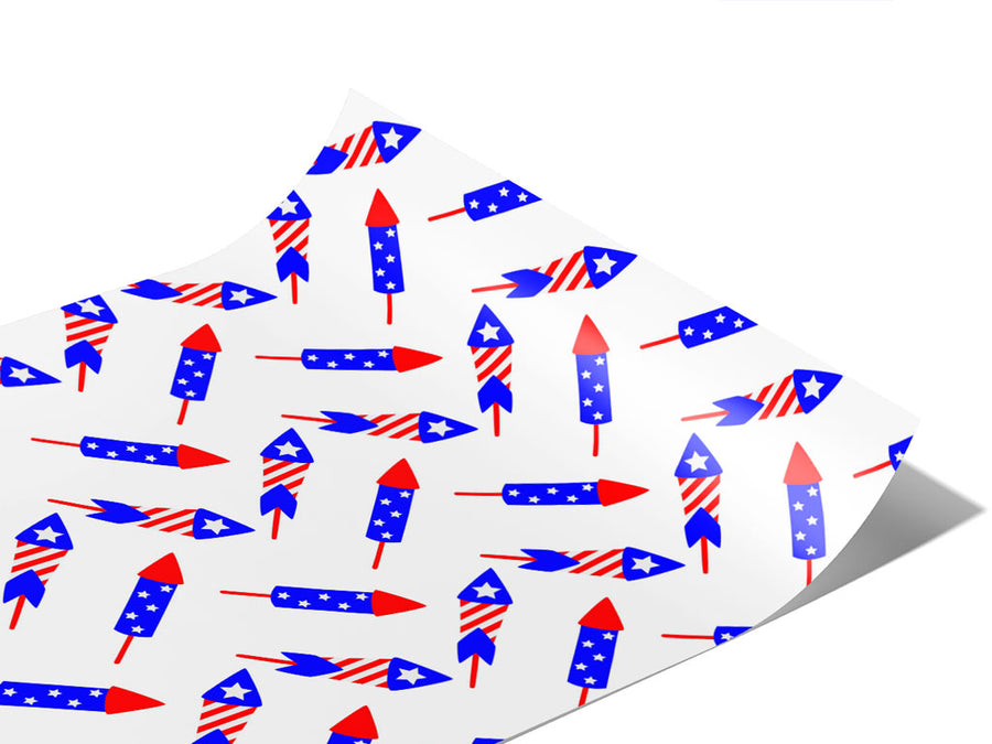 Fireworks Ready Americana Vinyl Wraps~Rwraps Series 914 Digitally Printed Vinyl Wrap~1