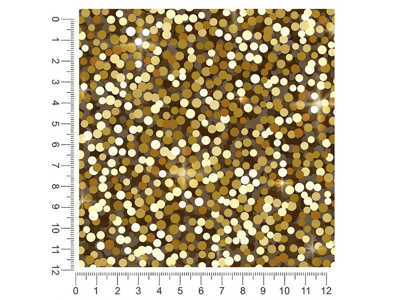 fizzing champagne bokeh 1ft x 1ft Craft Sheets