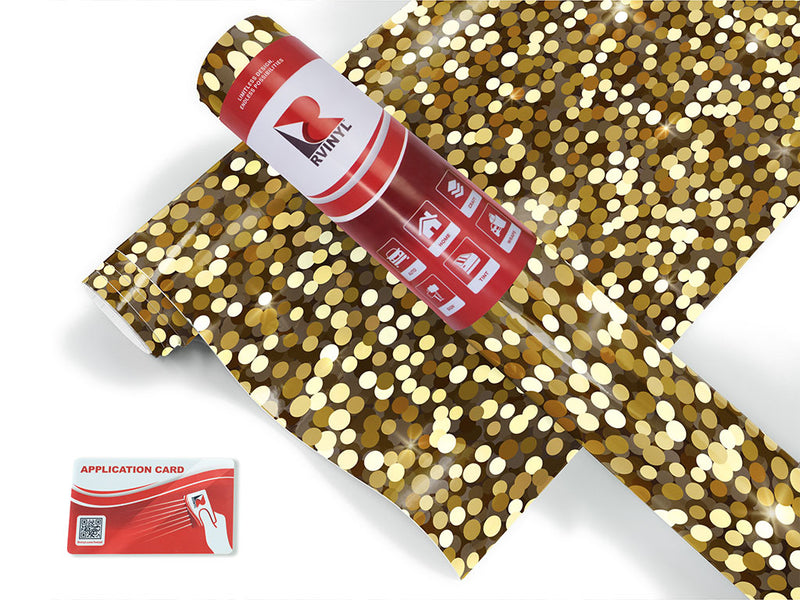 fizzing champagne bokeh Craft Vinyl Roll