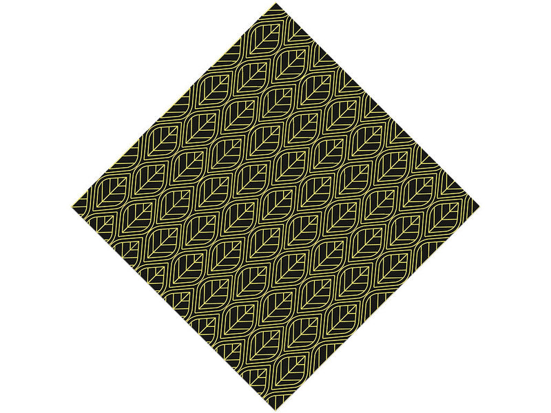 Flaked Leaf Art Deco Vinyl Wrap Pattern