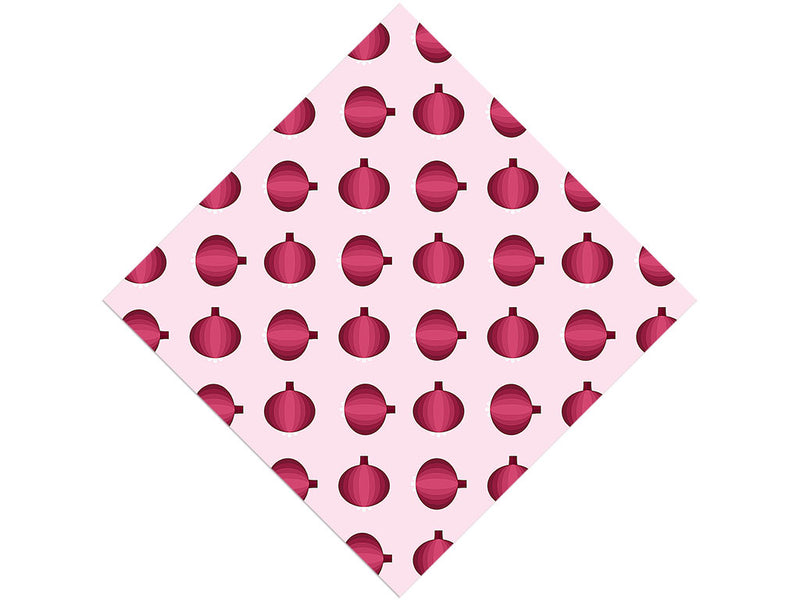 Flamenco Red Vegetable Vinyl Wrap Pattern