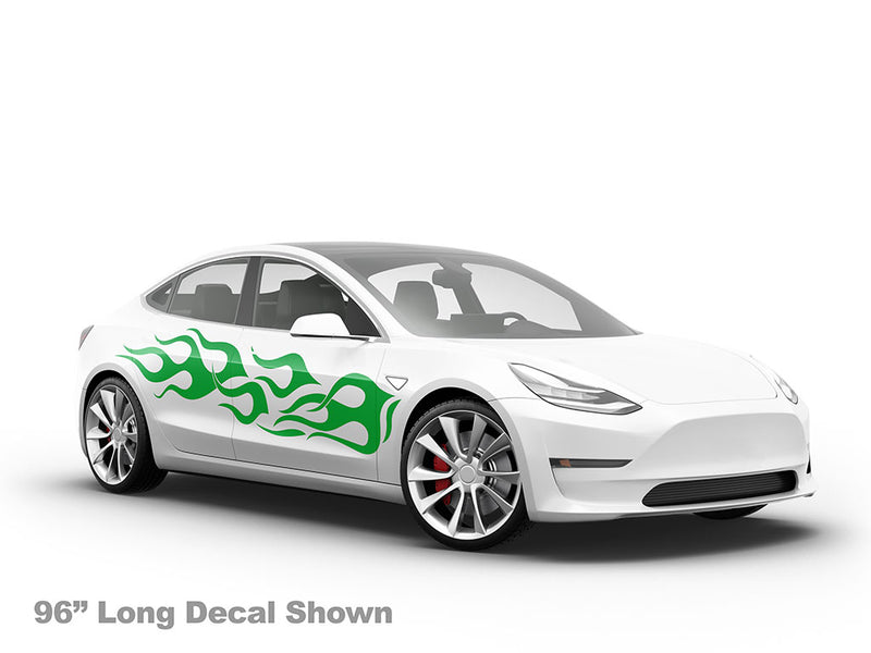 Flames Car Sticker Body Graphic